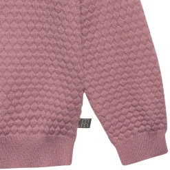 2-Piece Infant & Toddler Girls Rose Sweater Knit Hoodie Viscose Set