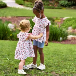 3-Piece Infant & Toddler Girls USA Shirts & Shorts Set
