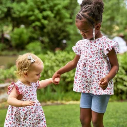 3-Piece Infant & Toddler Girls USA Shirts & Shorts Set