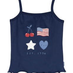 3-Piece Infant & Toddler Girls USA Shirts & Shorts Set