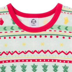 2-Piece Infant & Toddler Neutral Oh What Fun Fair Isle Hacci Snug Fit Pajama Set