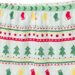 2-Piece Infant & Toddler Neutral Oh What Fun Fair Isle Hacci Snug Fit Pajama Set