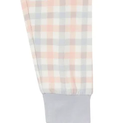 4-Piece Infant & Toddler Neutral Blue Plaid Viscose Snug Fitting Pajamas