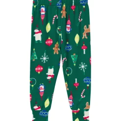 2-Piece Infant & Toddler Neutral Ornaments Hacci Snug Fit Pajama Set