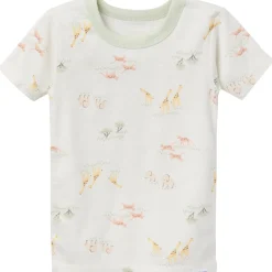 4-Piece Infant & Toddler Neutral Safari Tops and Pants Sets