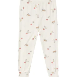 4-Piece Infant & Toddler Neutral Pasta Dinner Viscose Snug Fitting Pajamas