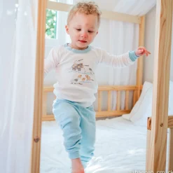 4-Piece Infant & Toddler Neutral Farm Tops and Pants Sets