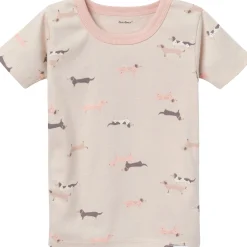 4-Piece Infant & Toddler Neutral Dog Tops and Pants Sets