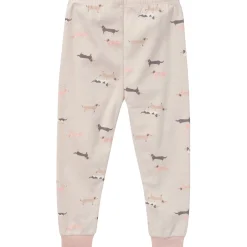 4-Piece Infant & Toddler Neutral Dog Tops and Pants Sets