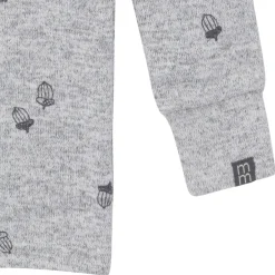 2-Piece Infant & Toddler Neutral Grey Heather Acorn Hacci Pajama Set