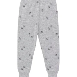 2-Piece Infant & Toddler Neutral Grey Heather Acorn Hacci Pajama Set