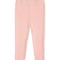 2-Piece Infant & Toddler Pink Hooded Waffle Top and Legging Viscose Set