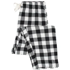 2-Piece Men's Buffalo Plaid Hacci Pajama Set