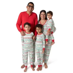 2-Piece Men's Oh What Fun Fair Isle Hacci Pajama Set