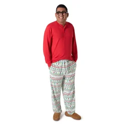 2-Piece Men's Oh What Fun Fair Isle Hacci Pajama Set