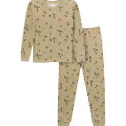 2-Piece Neutral Apples Snug Fit Pajama Set