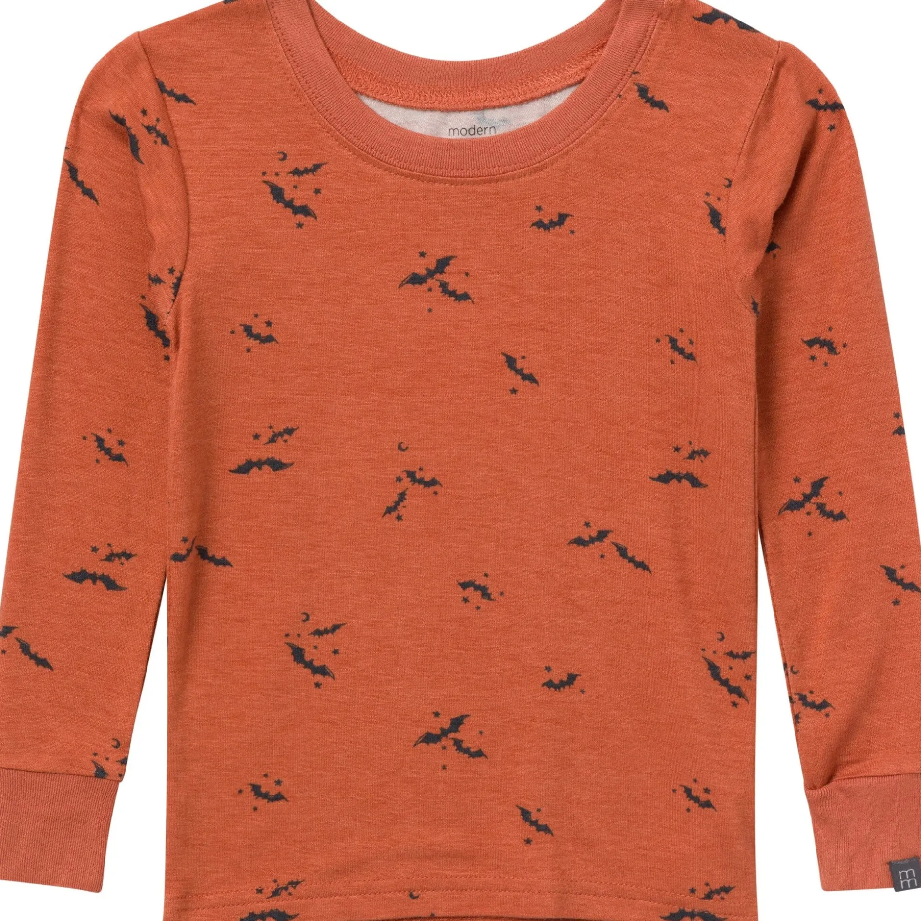 2-Piece Neutral Autumn Bats Snug Fit Pajama Set