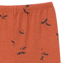 2-Piece Neutral Autumn Bats Snug Fit Pajama Set