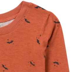 2-Piece Neutral Autumn Bats Snug Fit Pajama Set