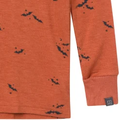 2-Piece Neutral Autumn Bats Snug Fit Pajama Set