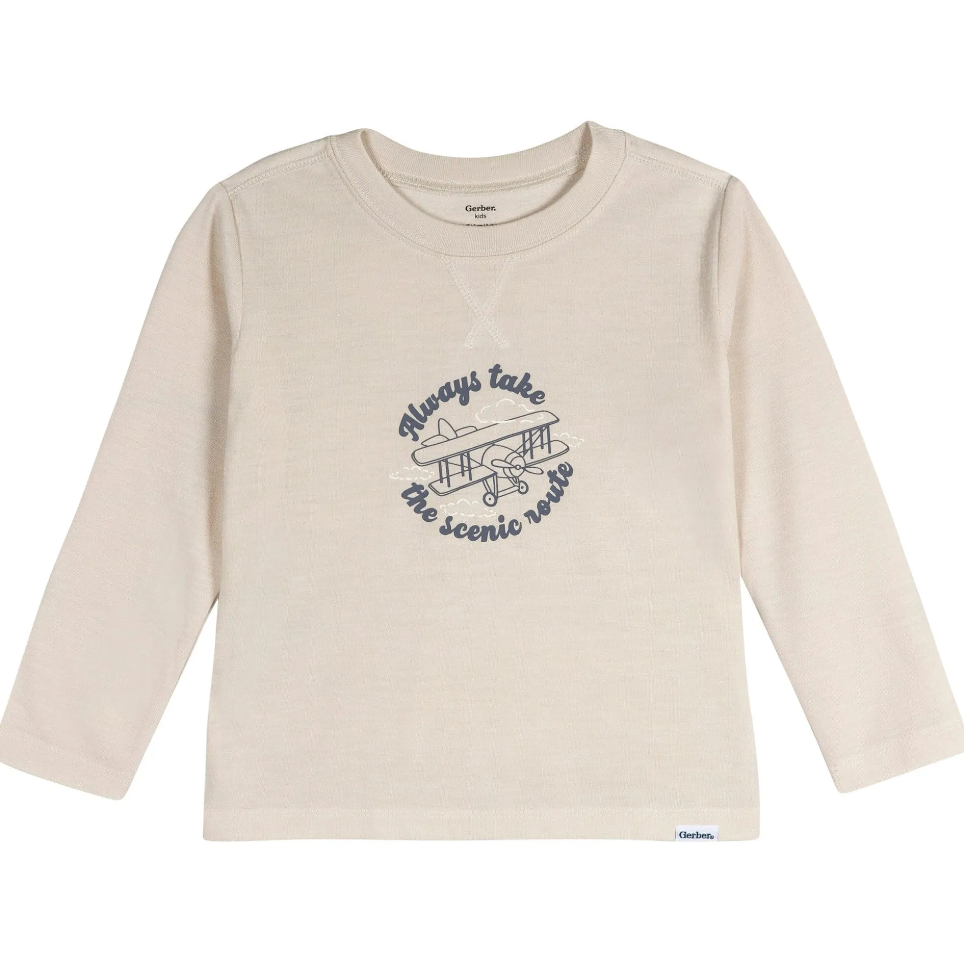 2-Piece Toddler Boys Airplane Pajama Set