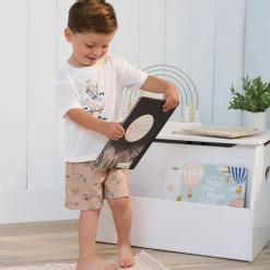 2-Piece Toddler Boys Dog Pajama Shorts Set