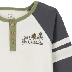 2-Piece Toddler Boys Let's Go Outside Top & Joggers Set