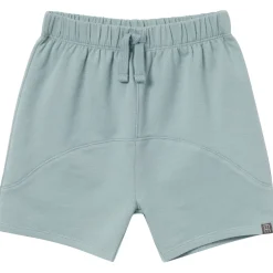 2-Piece Toddler Boys Medium Teal Henley Shirt and Shorts Set