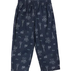 3-Piece Toddler Boys Rock & Roll T-Shirt, Shorts & Pants Pajama Set