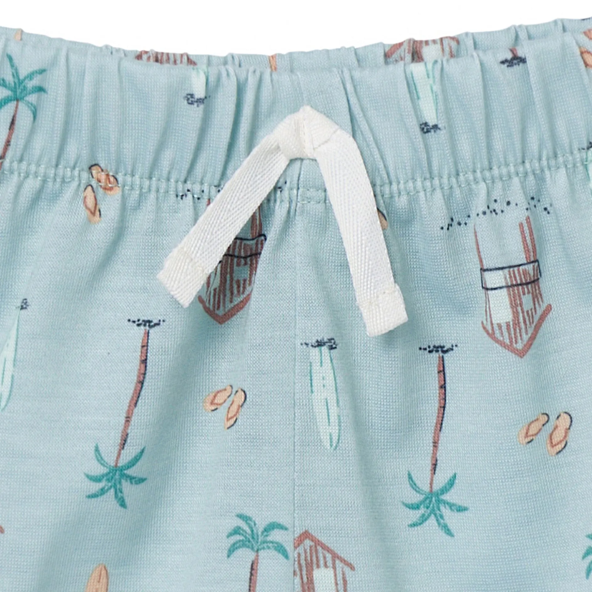 2-Piece Toddler Boys Sea Pajama Shorts Set