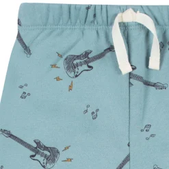 2-Piece Toddler Boys Teal Guitars Sweatshirt & Pant Set, 5T