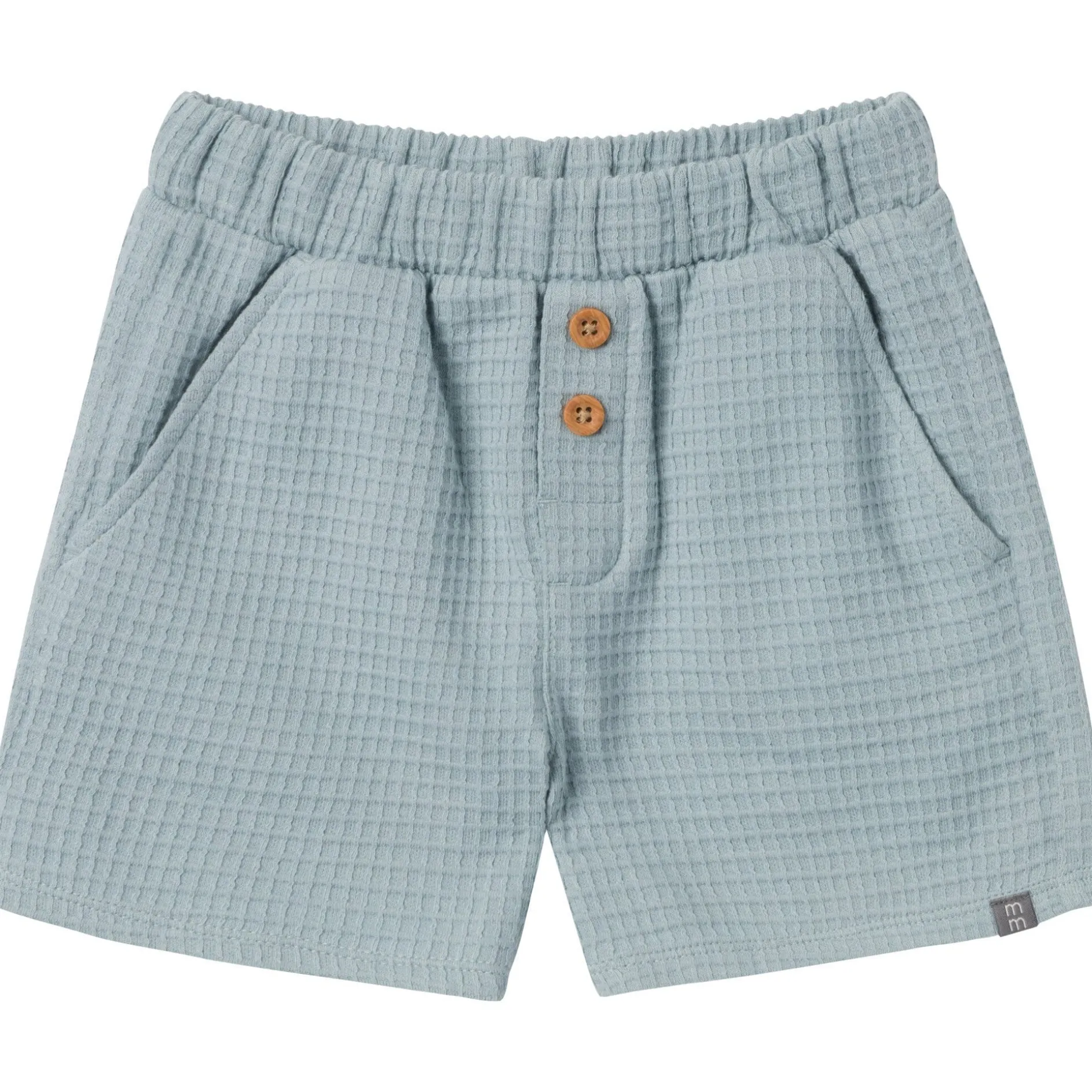 2-Piece Toddler Boys Teal Johnny Collar Shirt and Shorts Set
