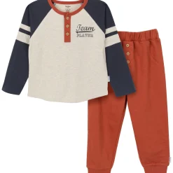 2-Piece Toddler Boys Team Player Top & Joggers Set
