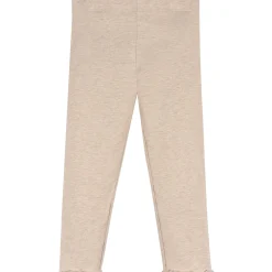 2-Piece Toddler Girls Brown Daisies Top and Legging Set