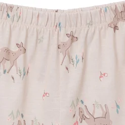 2-Piece Toddler Girls Deer Peplum Pajama Set