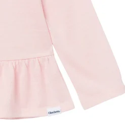 2-Piece Toddler Girls Deer Peplum Pajama Set