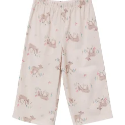 2-Piece Toddler Girls Deer Peplum Pajama Set