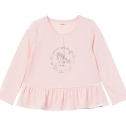 2-Piece Toddler Girls Deer Peplum Pajama Set