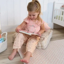 3-Piece Toddler Girls Gardening T-Shirt, Shorts & Pants Pajama Set