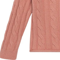 2-Piece Toddler Girls Peach Viscose Sweater Set
