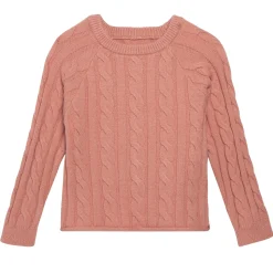 2-Piece Toddler Girls Peach Viscose Sweater Set