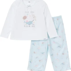 2-Piece Toddler Girls Sea Pajama Set