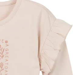 3-Piece Toddler Girls Tan Tops and Pants