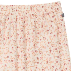 2-Piece Womens Beige Vine Floral Cropped Pants Set