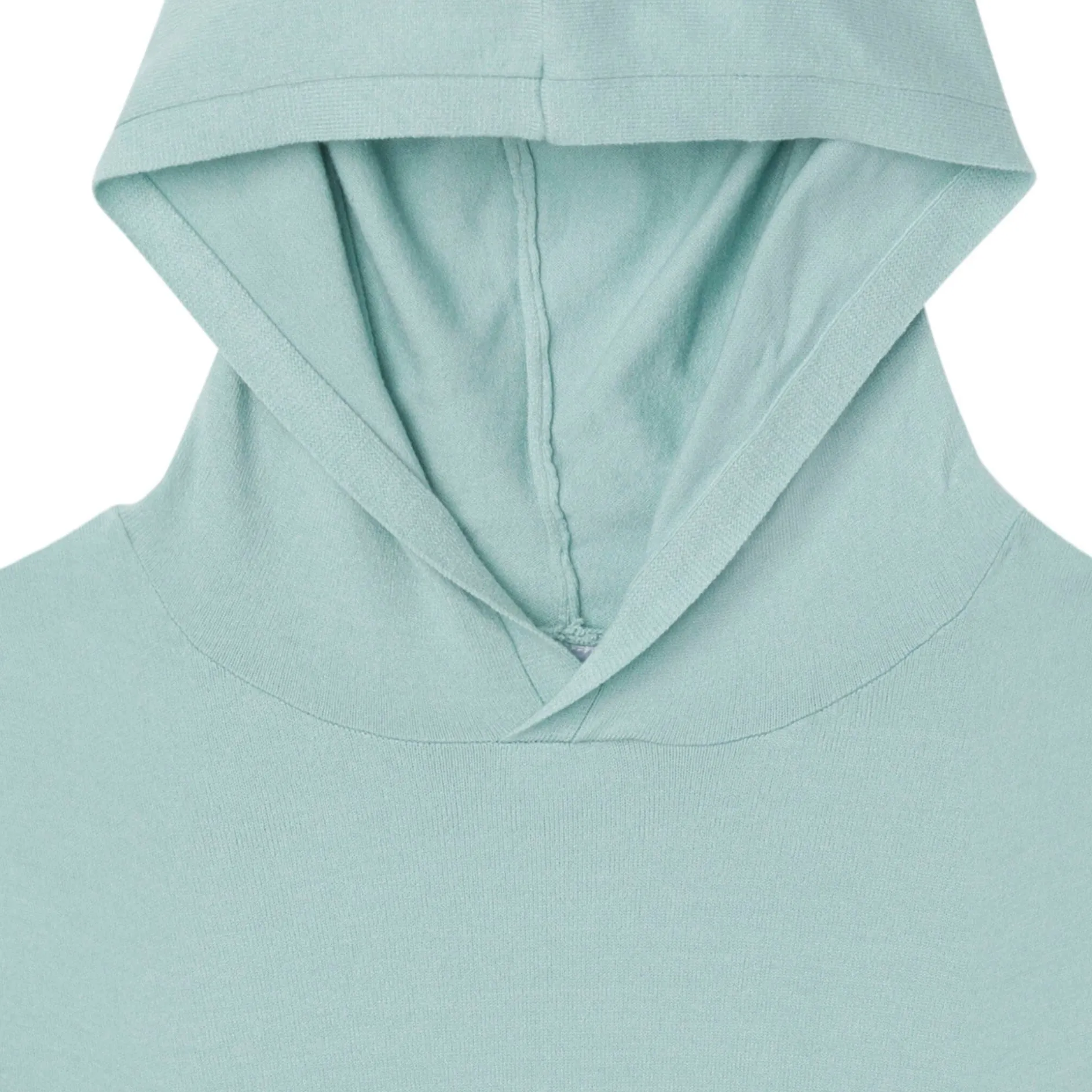2-Piece Women's Medium Sky Hooded Waffle Top and Legging Viscose Set