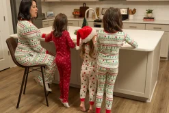2-Piece Women's Oh What Fun Fair Isle Hacci Pajama Set