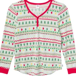 2-Piece Women's Oh What Fun Fair Isle Hacci Pajama Set