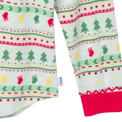 2-Piece Women's Oh What Fun Fair Isle Hacci Pajama Set