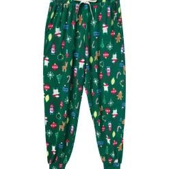 2-Piece Women's Ornaments Hacci Pajama Set