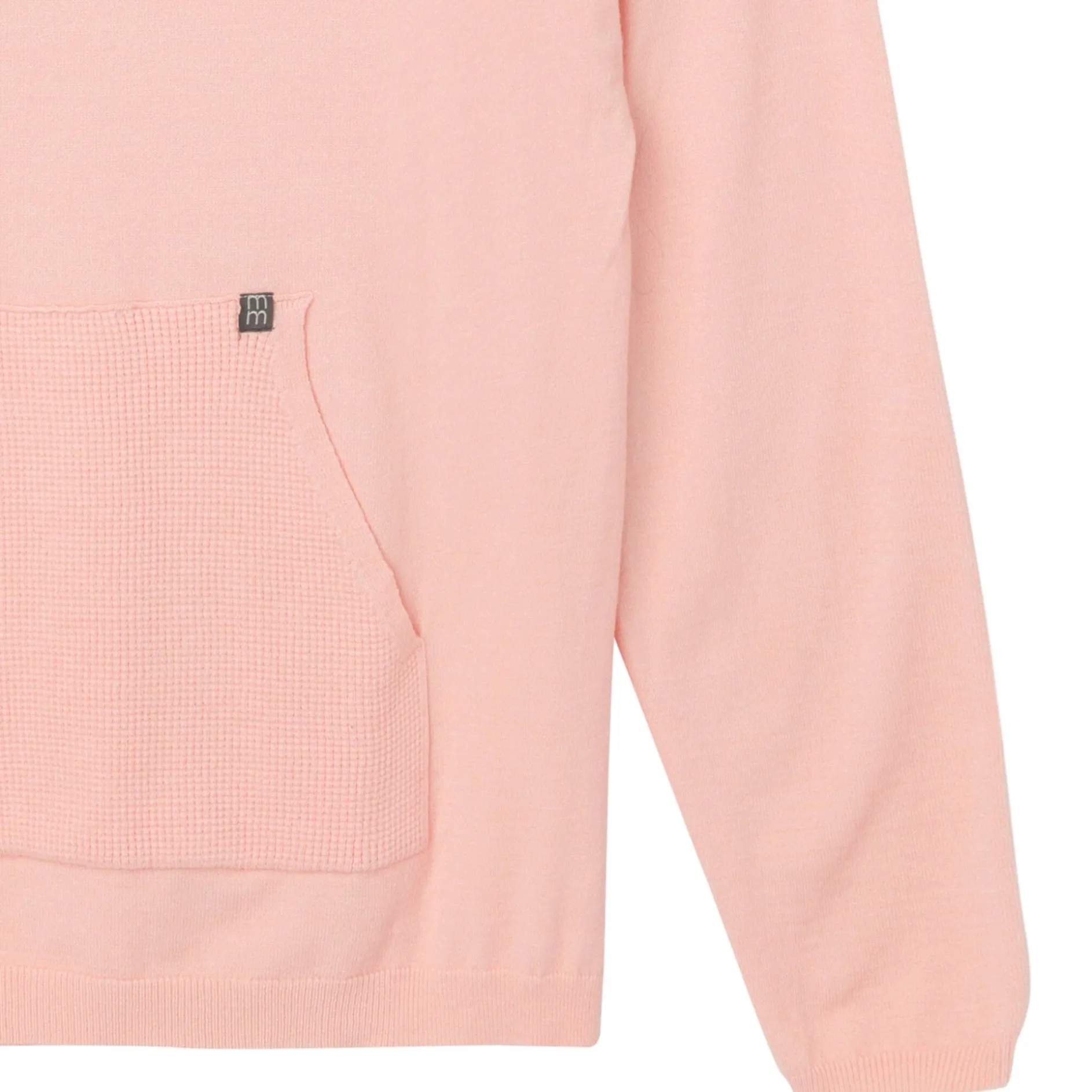2-Piece Women's Pink Hooded Waffle Top and Legging Viscose Set